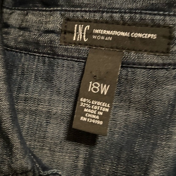 EUC denim chambray Dress(size 18) - Picture 9 of 9